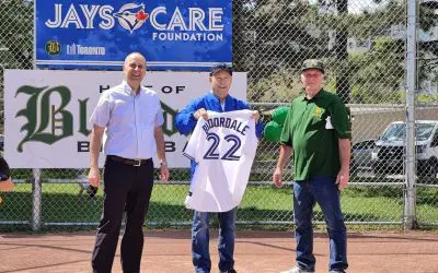 Jays Care Field of Dreams Re-opening for Millwood 2 Diamond