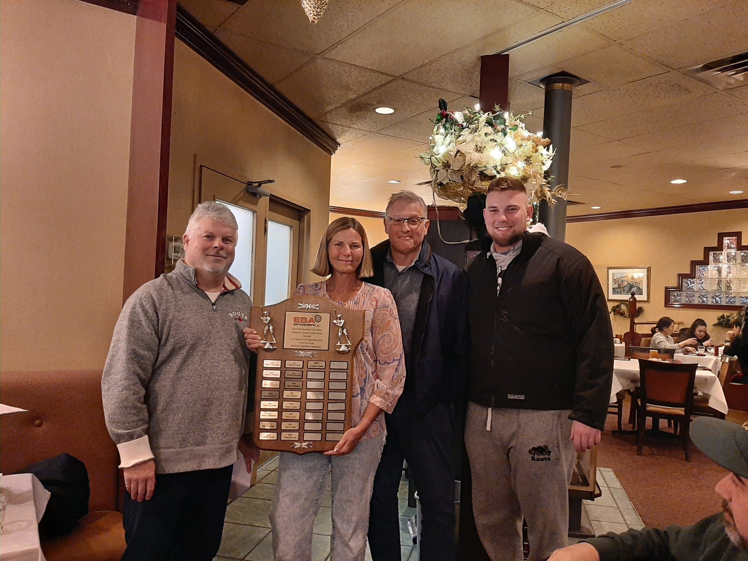 Cecilia Fulton, Etobicoke Baseball Association (EBA) Life Time Achievement